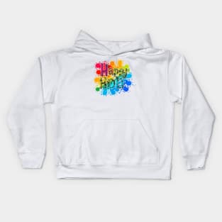 Happy Holi Celebration India Hindu Matching Men Women Kids Kids Hoodie